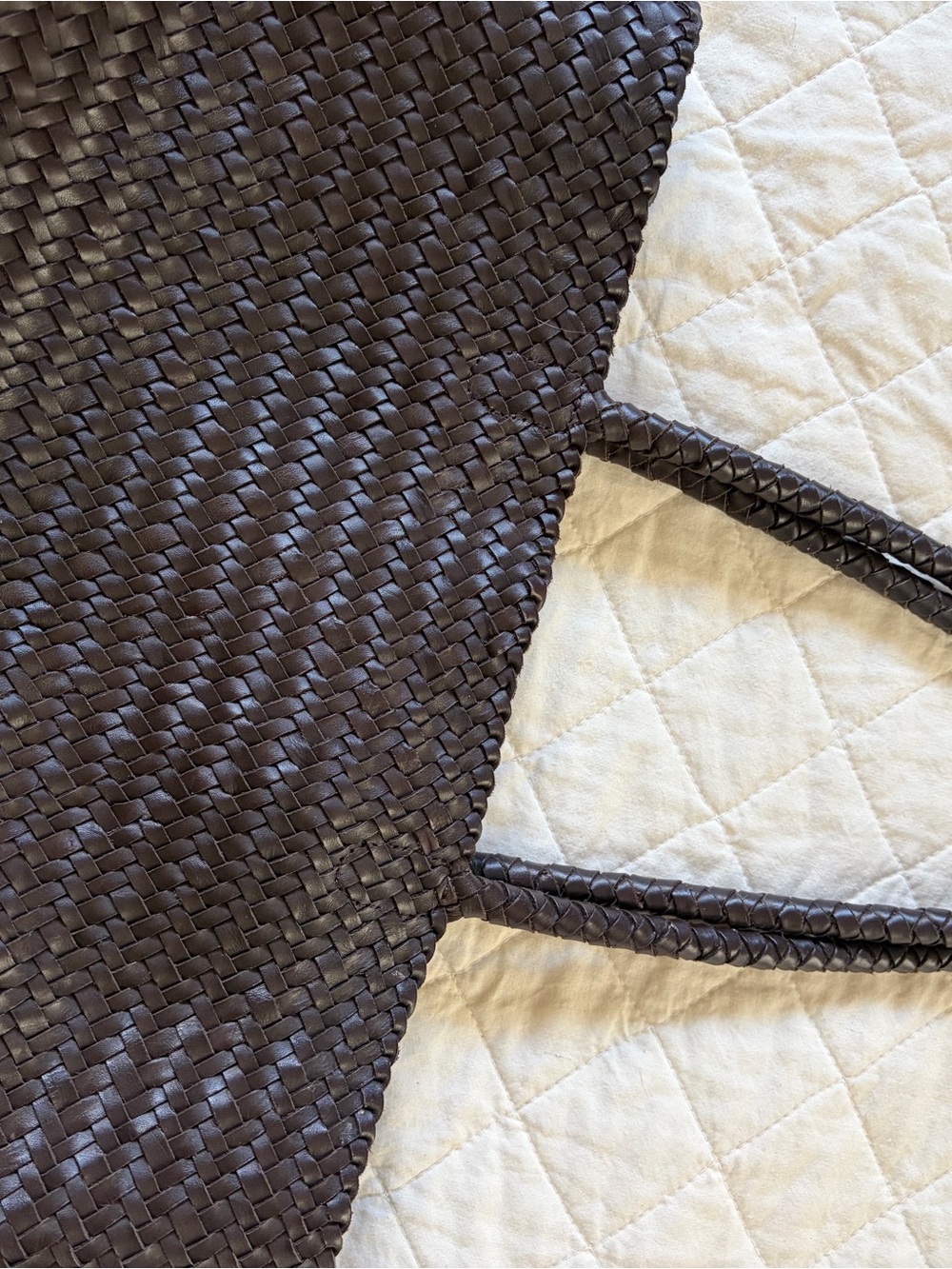 Madewell Black Woven Leather Tote - Picture 6 of 6